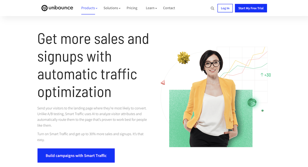 Smart Traffic, an AI marketing tool for conversion rate optimization